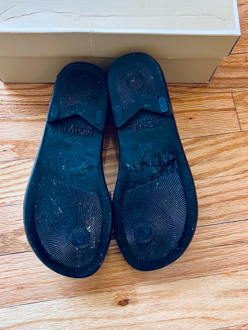 Michael Kors black holly jelly sandal rope size 7 - Picture 6 of 6